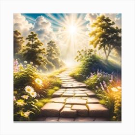 Path To Heaven Canvas Print