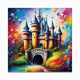 Cinderella Castle 20 Canvas Print