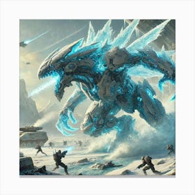 Ice Charge Canvas Print