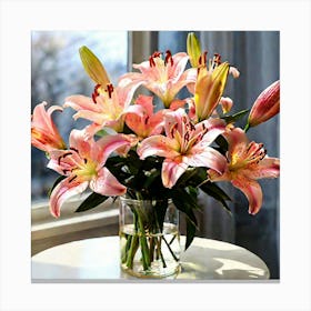 Lilies 7 Canvas Print