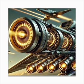 Solar Beam Cannons Phoenix Converted Canvas Print