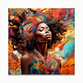 Afrofuturism 71 Canvas Print