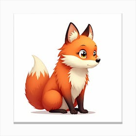 Cute Fox Canvas Print