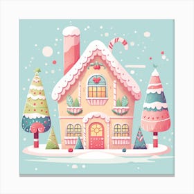 Christmas House 5 Canvas Print