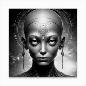 Alien Woman Canvas Print