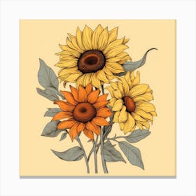 Sunflowers 11 Canvas Print