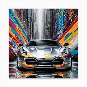 Sports Car Canvas Print