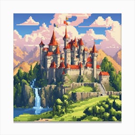 Castle In The Mountains 1 Canvas Print