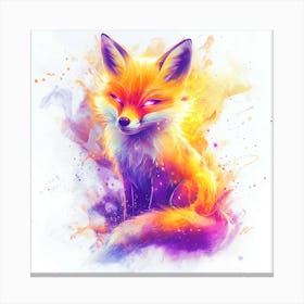 Fox Painting 3 Canvas Print