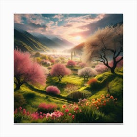 Cherry Blossoms Canvas Print