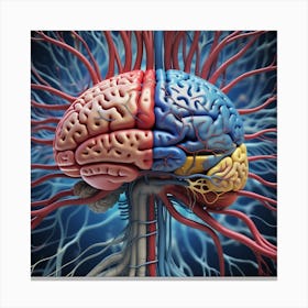 Brain And Spinal Cord 19 Canvas Print