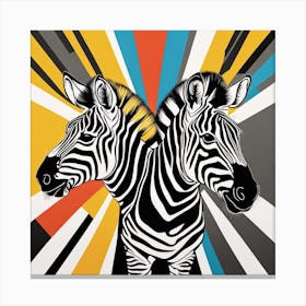 Zebras Canvas Print