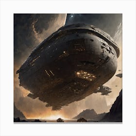 Spaceship Canvas Print