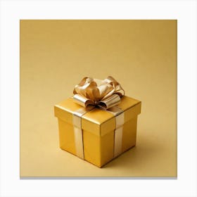 Gold Gift Box 5 Canvas Print