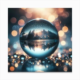 Water ball Canvas Print