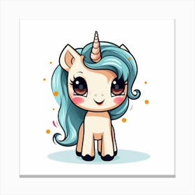 Cute Unicorn 514 Canvas Print