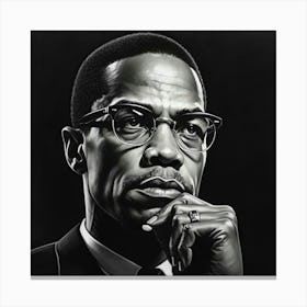 Malcolm X Canvas Print