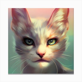 Cat Portrait 1 Canvas Print