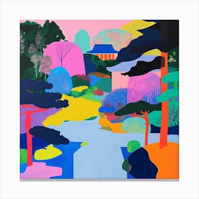 Colourful Gardens Rikugien Gardens Japan 3 Canvas Print