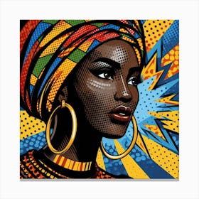 Chidinma Pop African Woman  Canvas Print