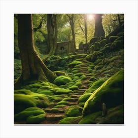 Mossy Forest 2 Canvas Print