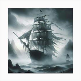 Pirate Ship 3 Canvas Print