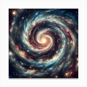 Abstract Wallart Celestial Whirlpool 3 Canvas Print