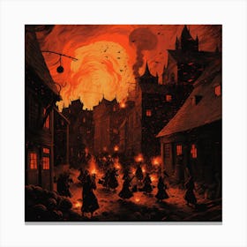 A Night for the Witches Canvas Print