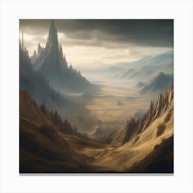 Fantasy Landscape Canvas Print