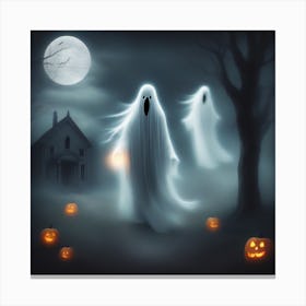 Ghosts In The Night Canvas Print