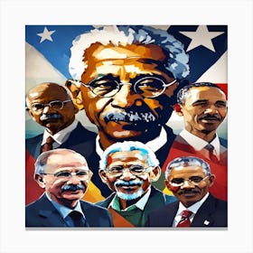 Obama Portrait Canvas Print