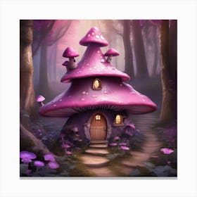 At home with mushrooms Canvas Print