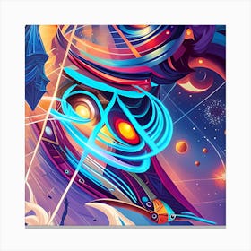 Space Art 2 Canvas Print