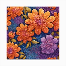 Orange Blossoms Canvas Print