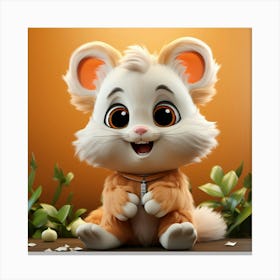 Cute Mouse 25 Canvas Print