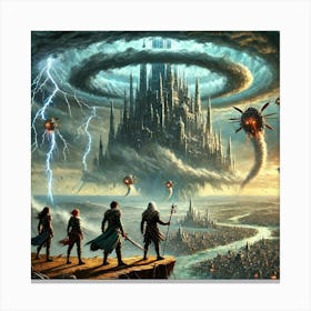 Rise Of The Skyward Dominion 1 Canvas Print