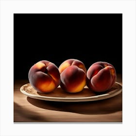 Ripe peaches 1 Canvas Print