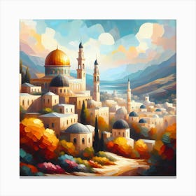 Jerusalem City Canvas Print