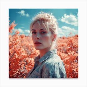 Red Field Canvas Print