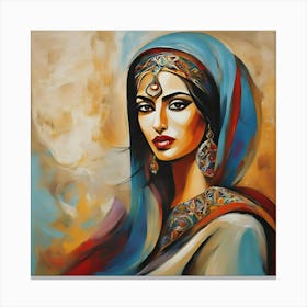 Indian Woman 1 Canvas Print