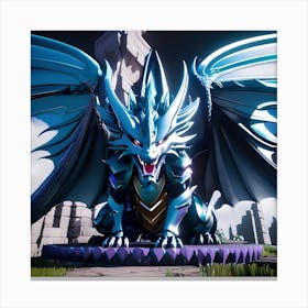 Blue Dragon 1 Canvas Print