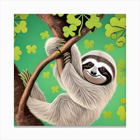Adorable Sloth Canvas Print