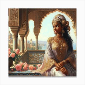 African princess Canvas Print