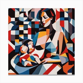 Mother And Child Canvas Print