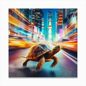 Tortoise And The Turtle Canvas Print