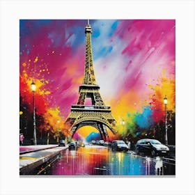 Paris Eiffel Tower 6 Canvas Print