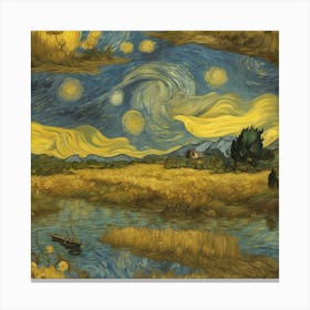 Starry Night 3 Canvas Print