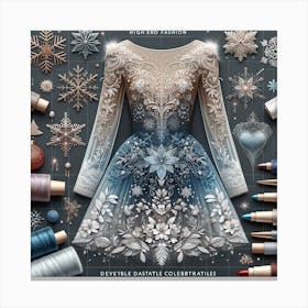 Winter Fashions Canvas Print