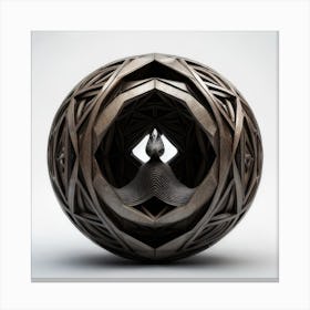 Geometric Sphere Canvas Print