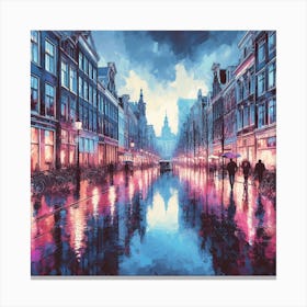 Europe in the Rain Canvas Print